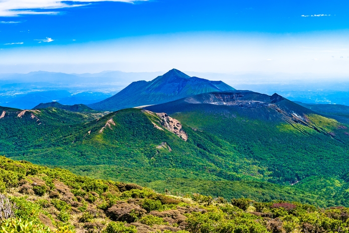 霧島ジオパーク 韓国岳より望む